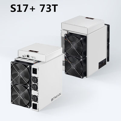 มือสอง S17+ 73T 2920W SHA 256 อุปกรณ์ขุด Bitcoin