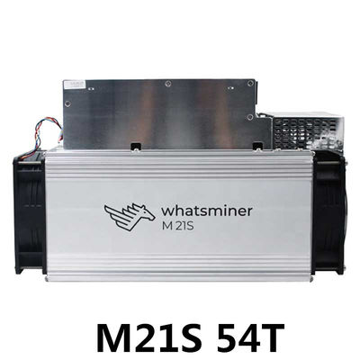 ใช้ Asic Whatsminer M21S 54Th 3240W SHA256 มือสอง Microbt Miner